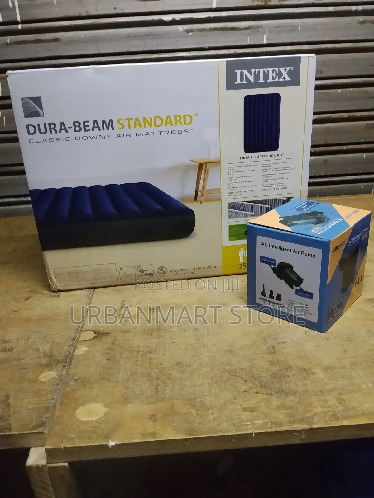 Intex 4x6 Inflatable Air Mattress With Free Pump