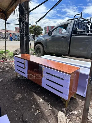 5.5ft Tv Stand With Drawers and Open Storage