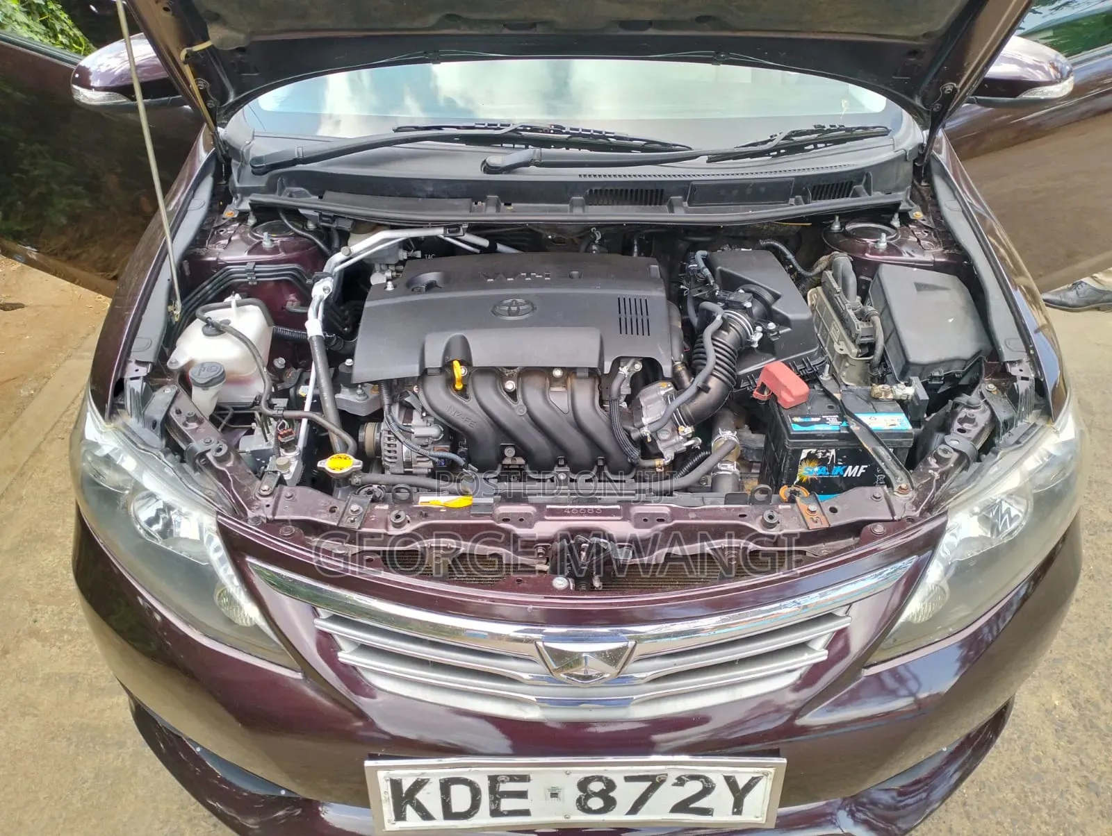 Toyota Allion 2015 Maroon
