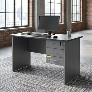 Office Desk; 1.2 Meters Grey Home Office Study Desk