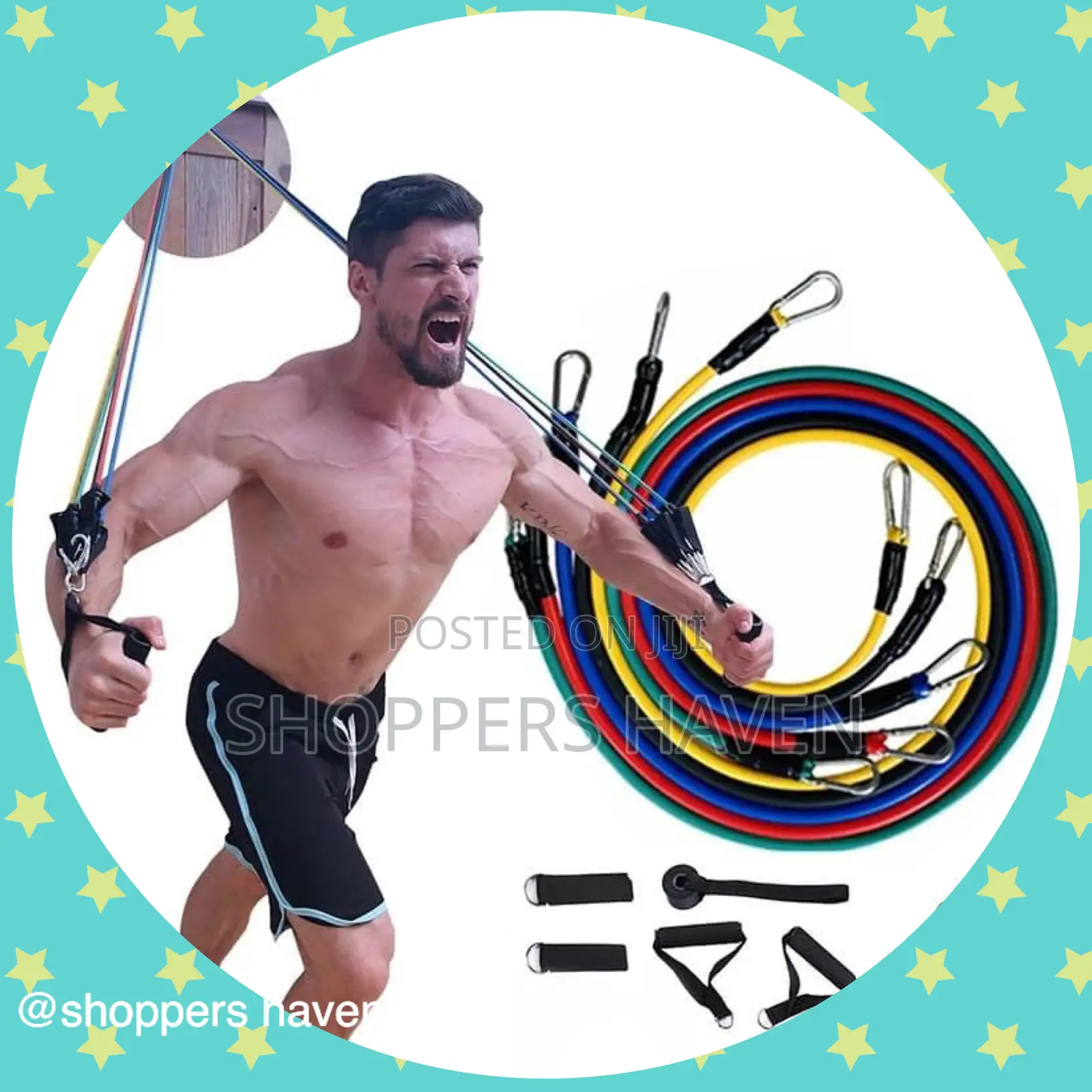 11pc Set Pull Rope Crossfit