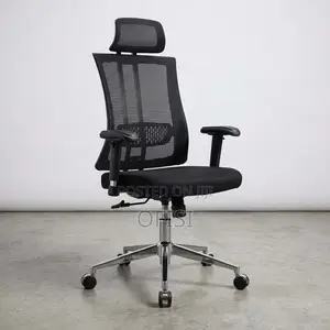 Office Chair; Executive High-Back Orthopedic Office Chair
