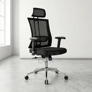 Office Chair; Executive High-Back Orthopedic Office Chair
