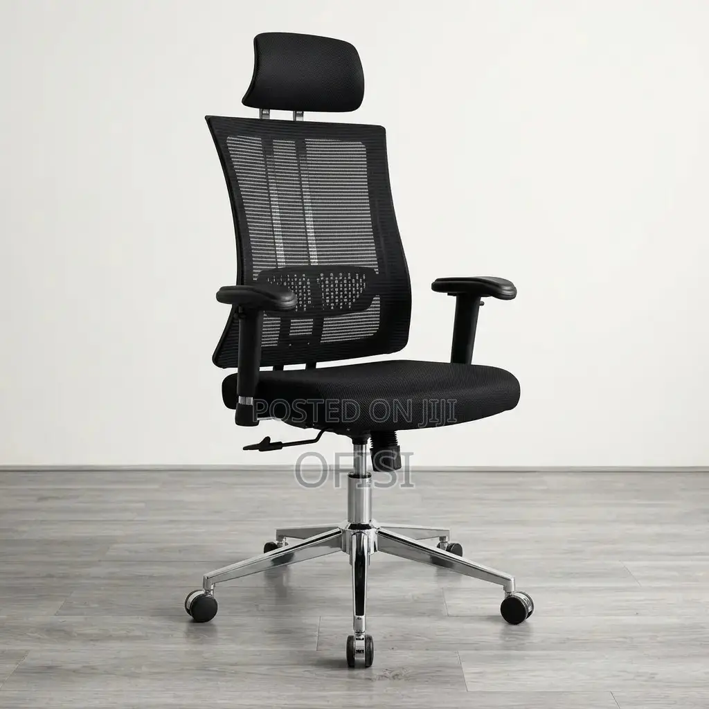 Office Chair; Executive High-Back Orthopedic Office Chair