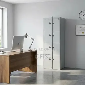 Office Cabinet; 4 Drawer Heavy Gauge Office Cabinet