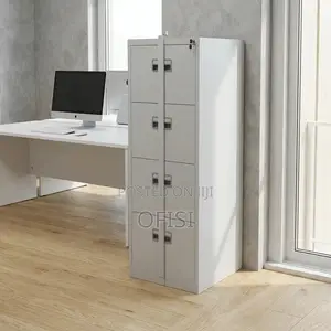 Office Cabinet; 4 Drawer Heavy Gauge Office Cabinet