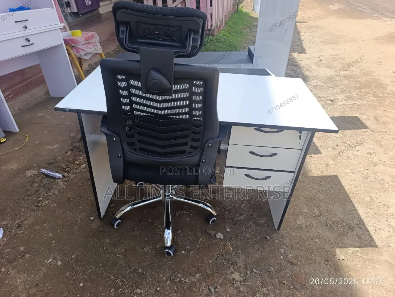 Executive Office Desk And Office Chair