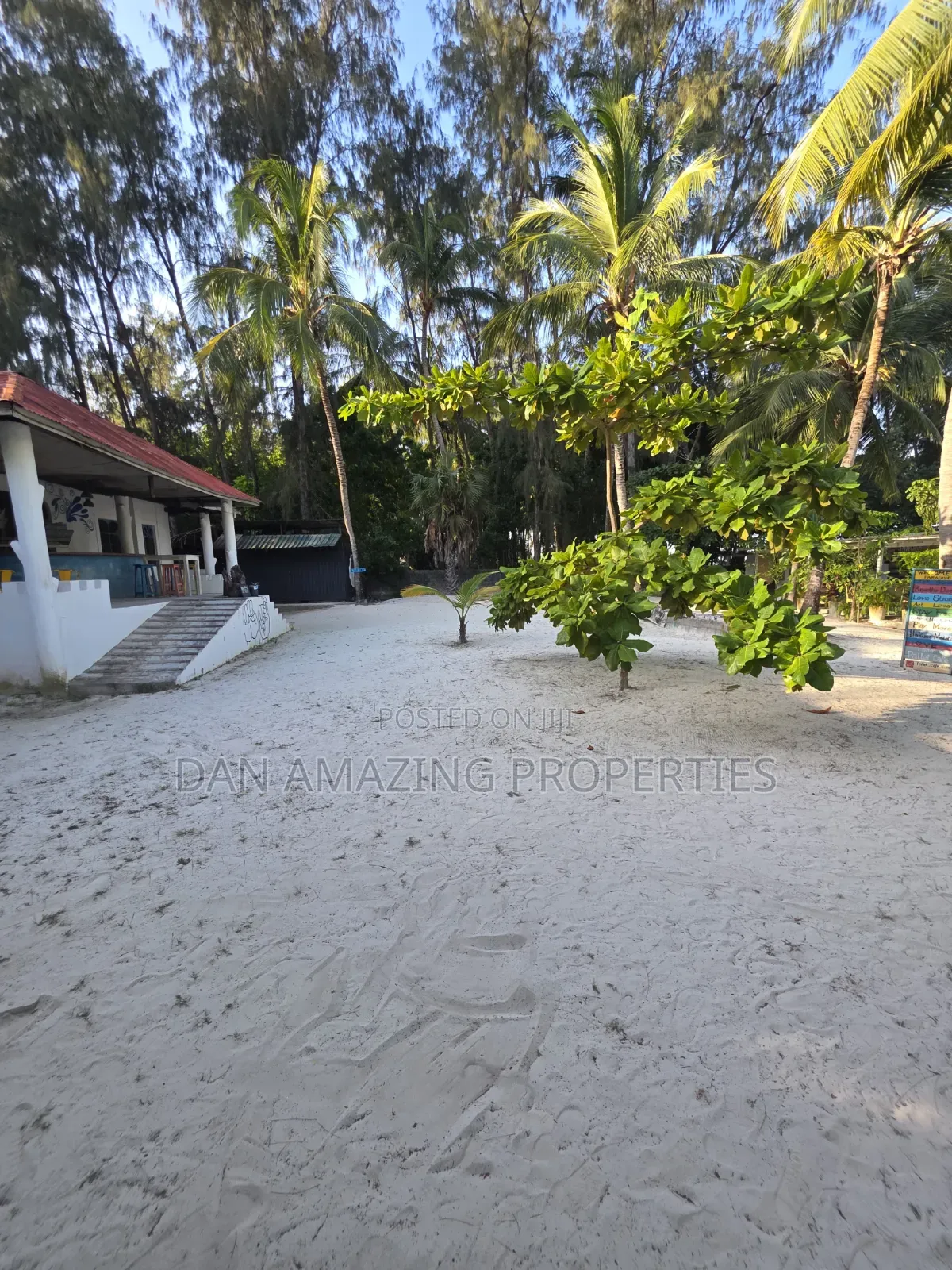 2.5 Acres Beach Front for Sale in Diani Galu WTH an Old House as Block