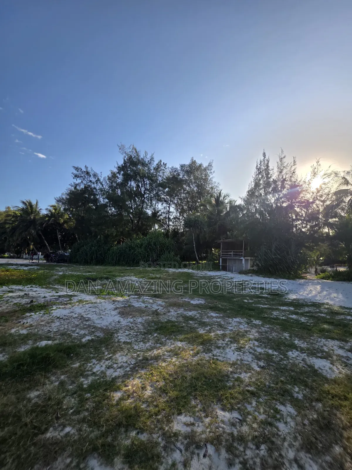 2.5 Acres Beach Front for Sale in Diani Galu WTH an Old House as Block