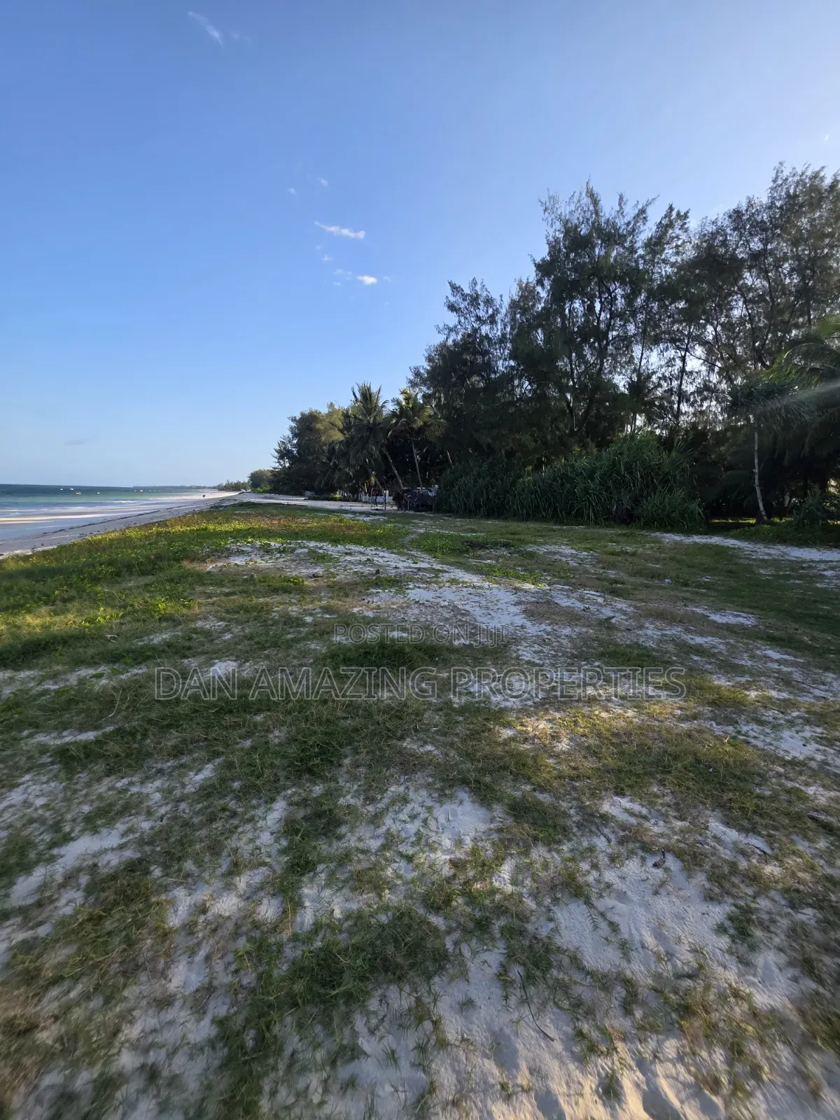 2.5 Acres Beach Front for Sale in Diani Galu WTH an Old House as Block