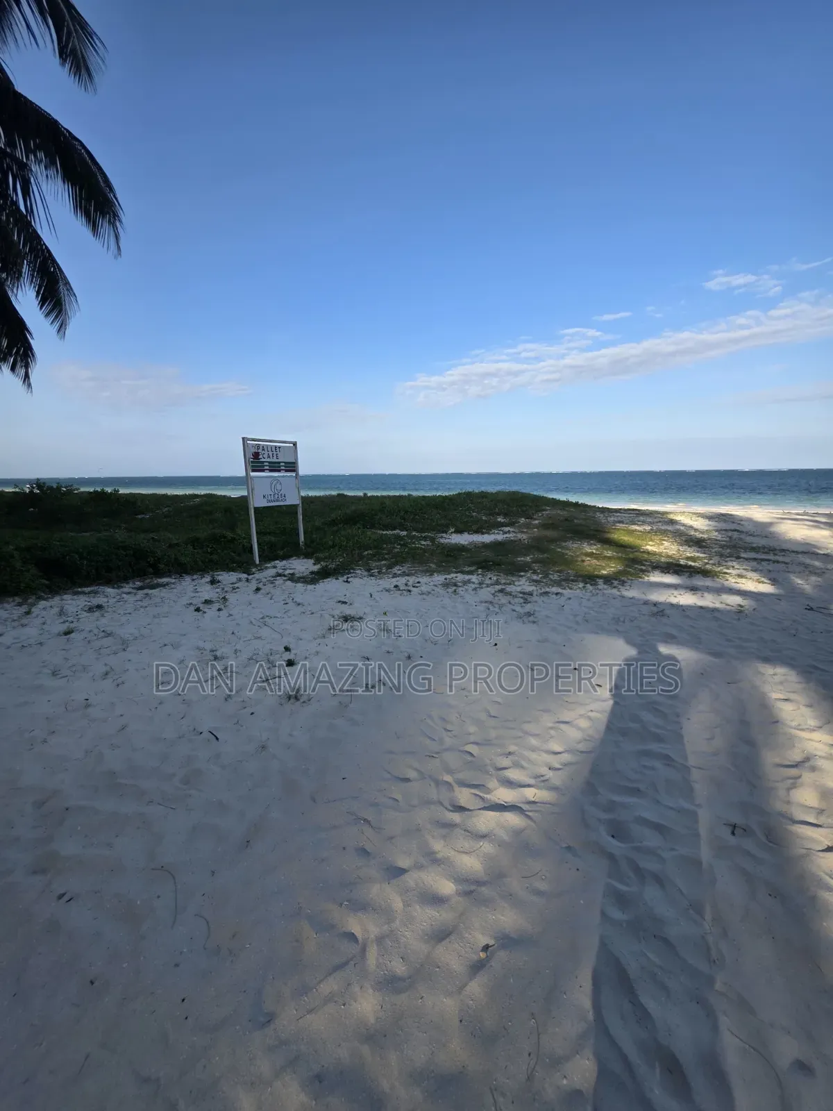 2.5 Acres Beach Front for Sale in Diani Galu WTH an Old House as Block