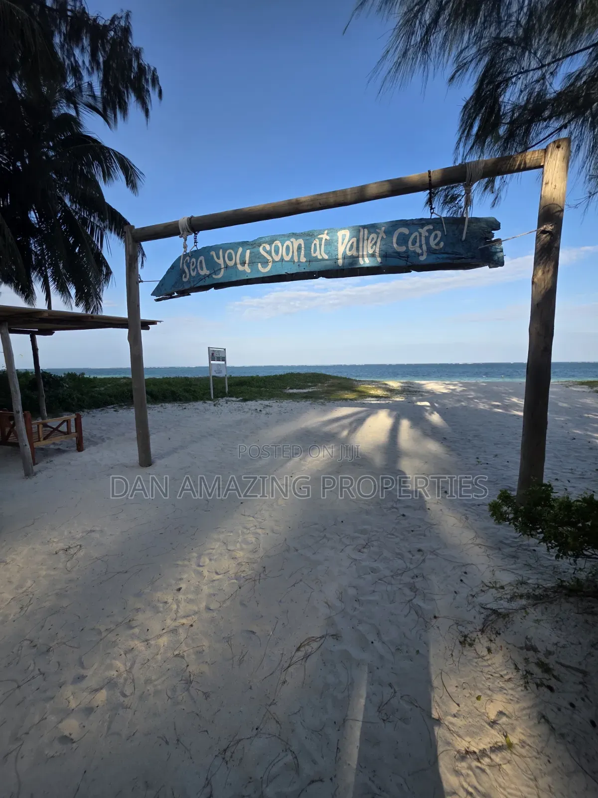 2.5 Acres Beach Front for Sale in Diani Galu WTH an Old House as Block