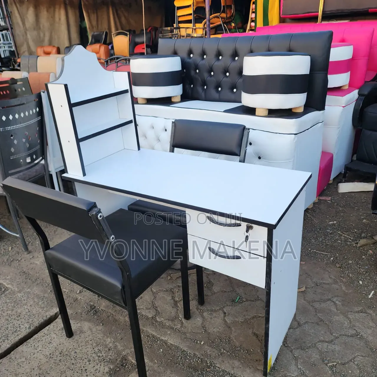 Manicure Table and Manicure Set