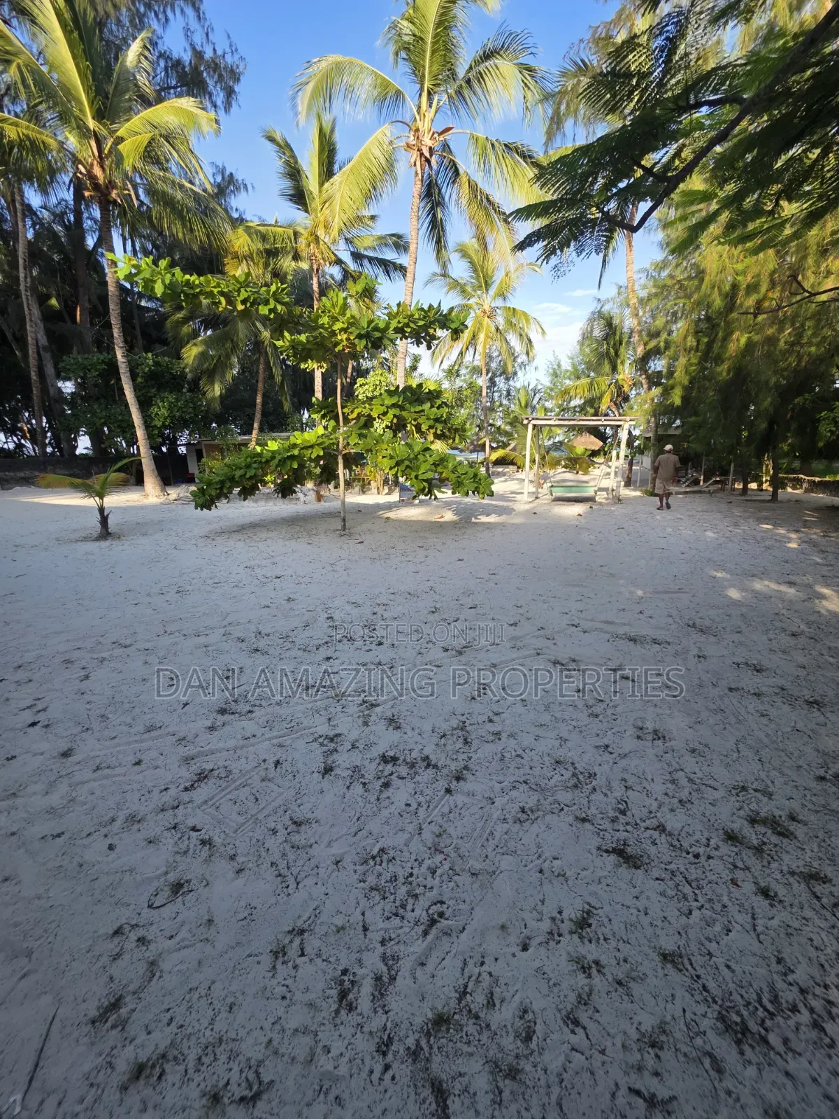 2.5 Acres Beach Front for Sale in Diani Galu WTH an Old House as Block