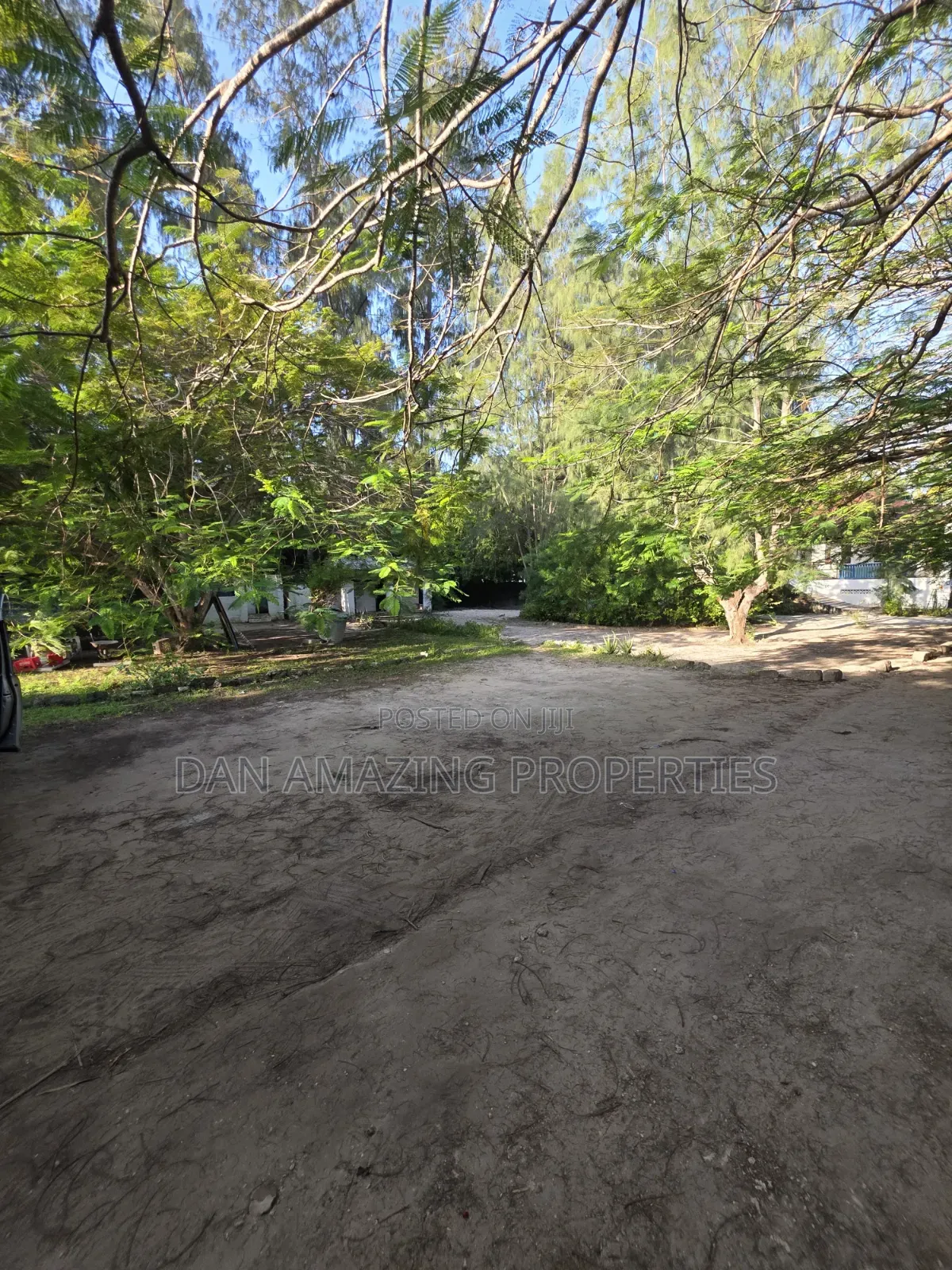 2.5 Acres Beach Front for Sale in Diani Galu WTH an Old House as Block