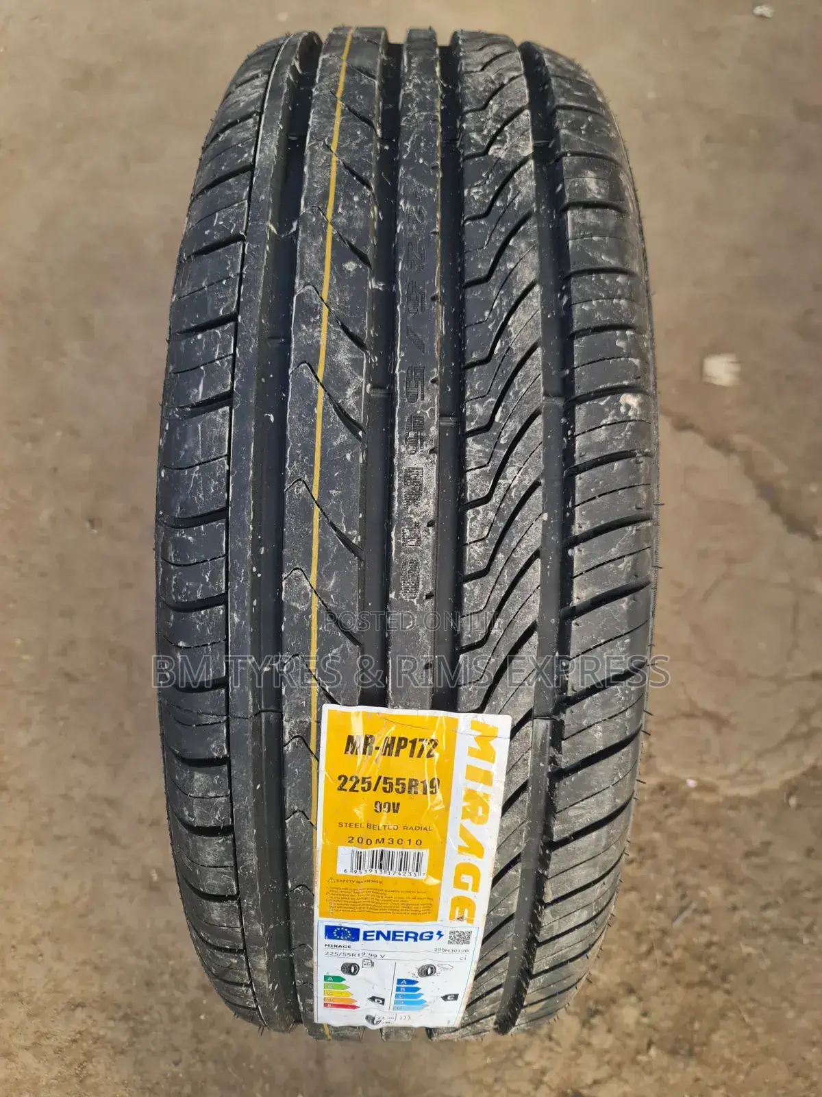 225 /55r19 Mirage Tires (Highway)