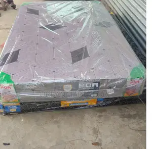 8 Inches, 4 by 6 Plain High Density Mattress - Jumbo