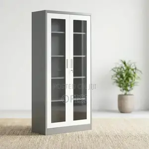 Office Cabinet; 2‐Door Transparent Office Cabinet