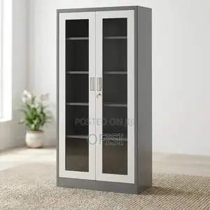 Office Cabinet; 2‐Door Transparent Office Cabinet
