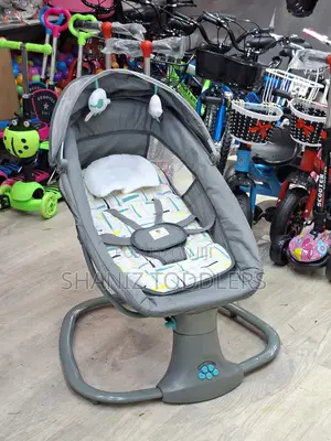 Infant Baby Rocker Chair With Canopy Mosquito Net Bouncer