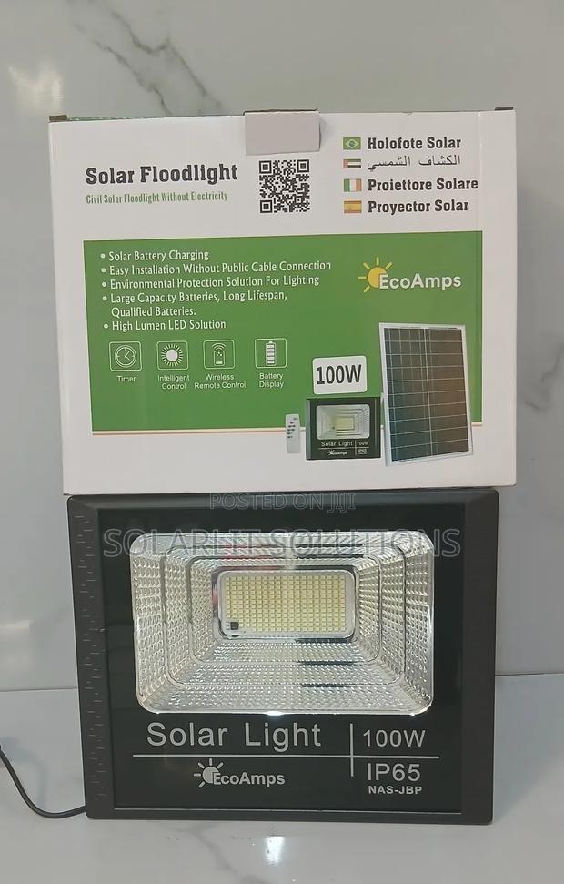 100w, 45w Solar Flood Lights