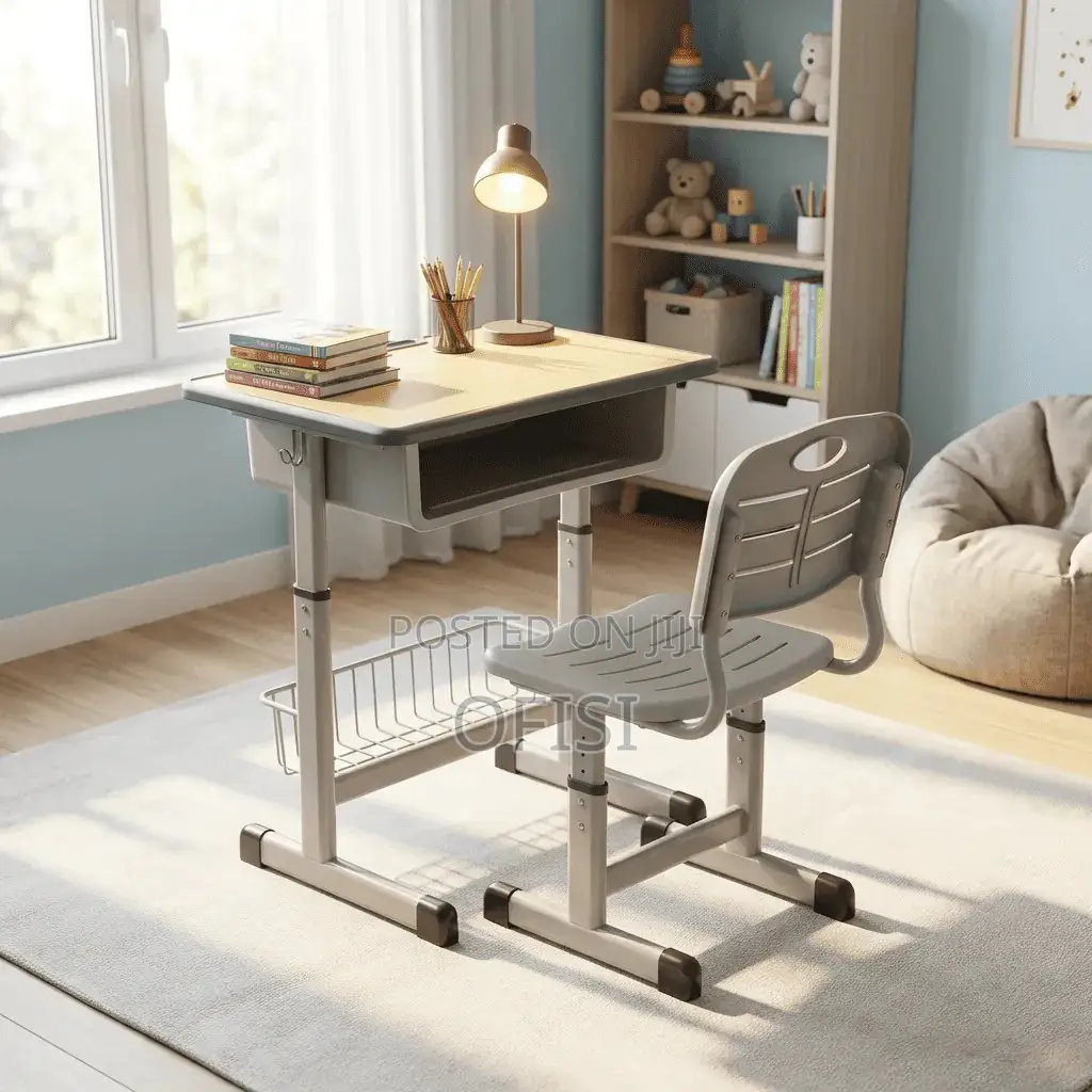 Kid's Desk; Modern Student Study Desk Chair Set
