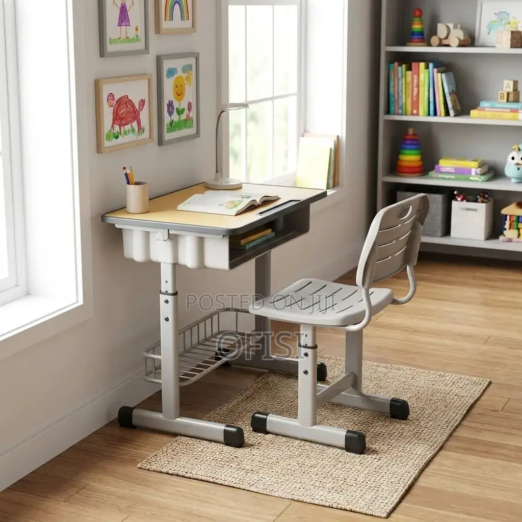 Kid's Desk; Modern Student Study Desk Chair Set