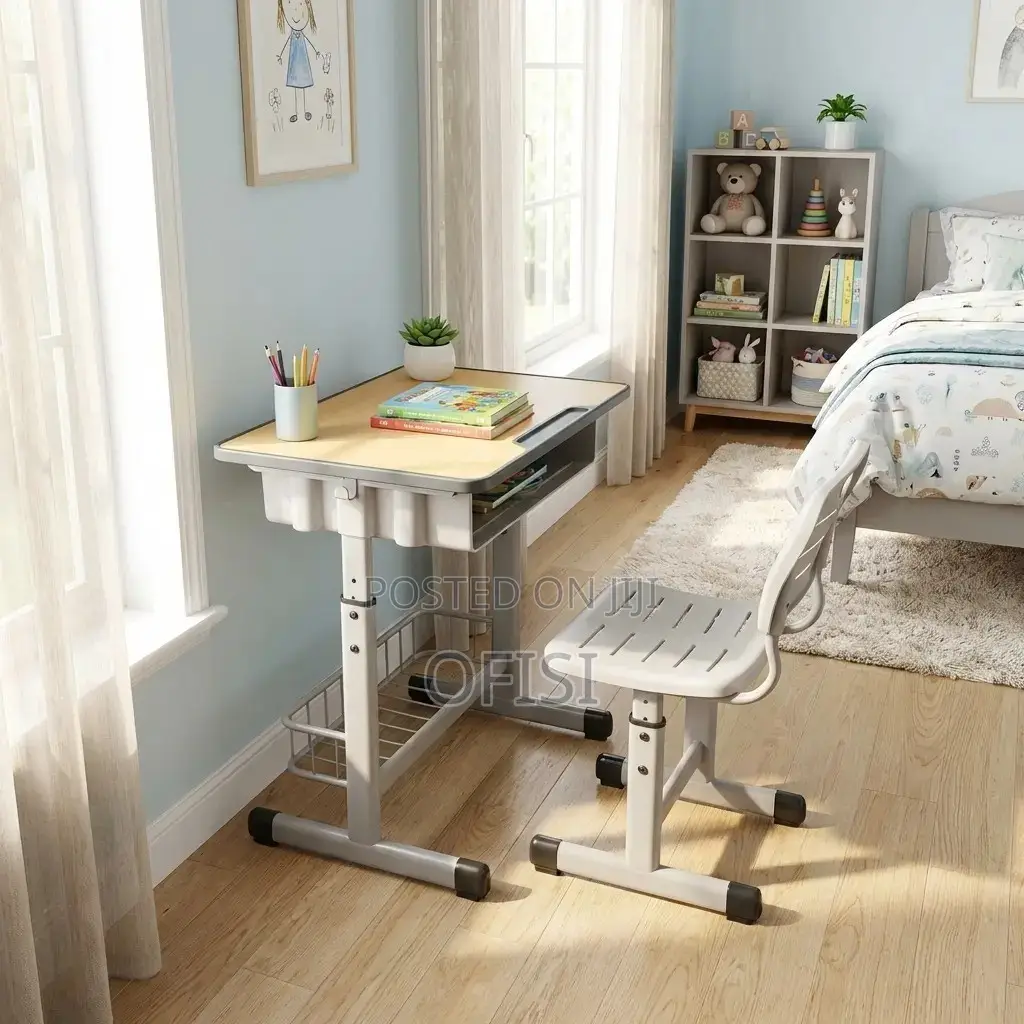 Kid's Desk; Modern Student Study Desk Chair Set