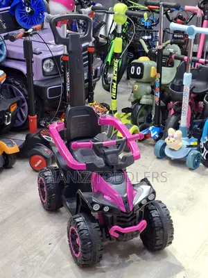 Baby Ride on Electric Car With Parent Push Handle