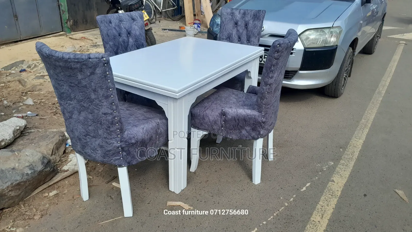 4 Seaters Dining Table With Chester Seats