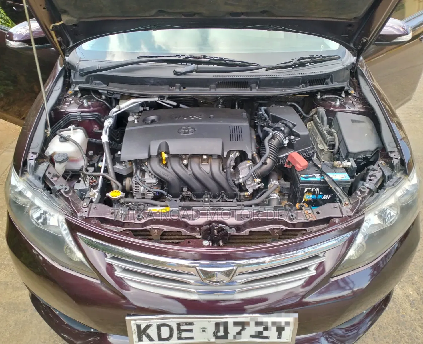 Toyota Allion 2014 Maroon