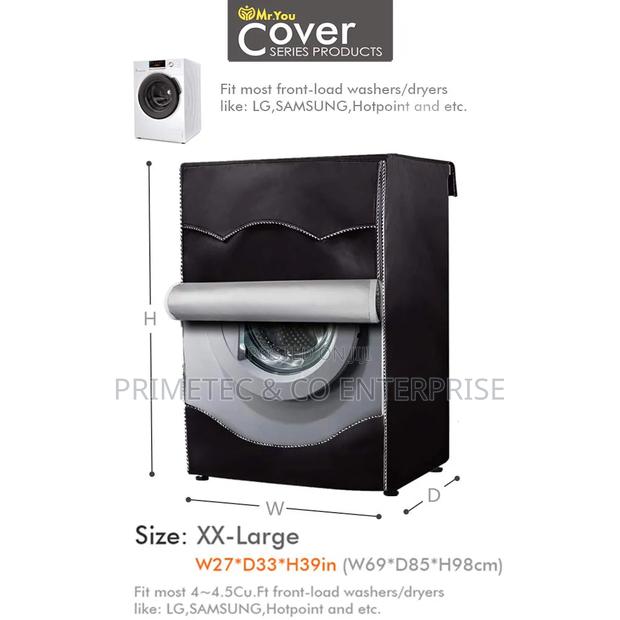 Front Load or Top Load Washing Machine Cover Organizer