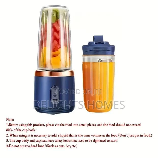2 in 1 Portable Blender Juicer+Cup-Be - thumbnail 2