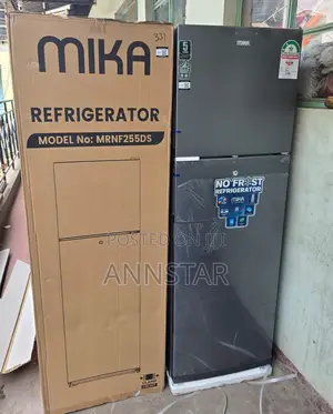 Mika 255 Litres No Frost Double Door Refrigerator
