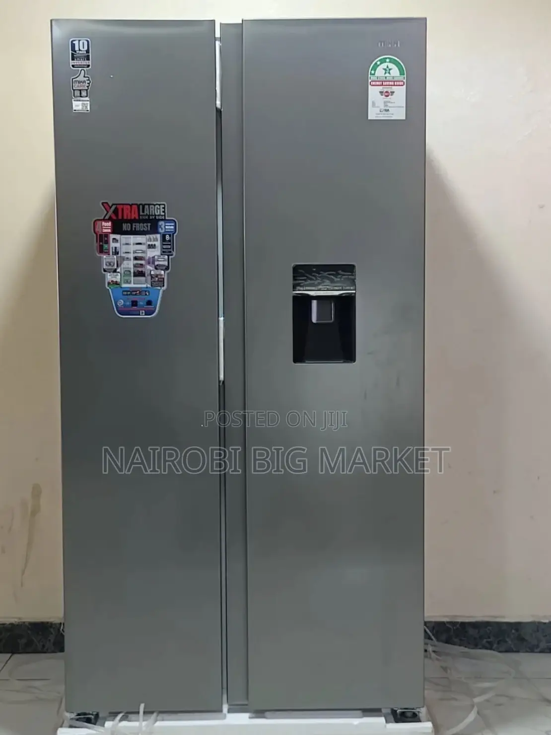 442 Litres Mika 2 Door, No Frost, With Water Dispenser Refrigerator