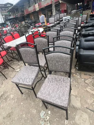 Black Powder Coated Bar and Restaurant Chair