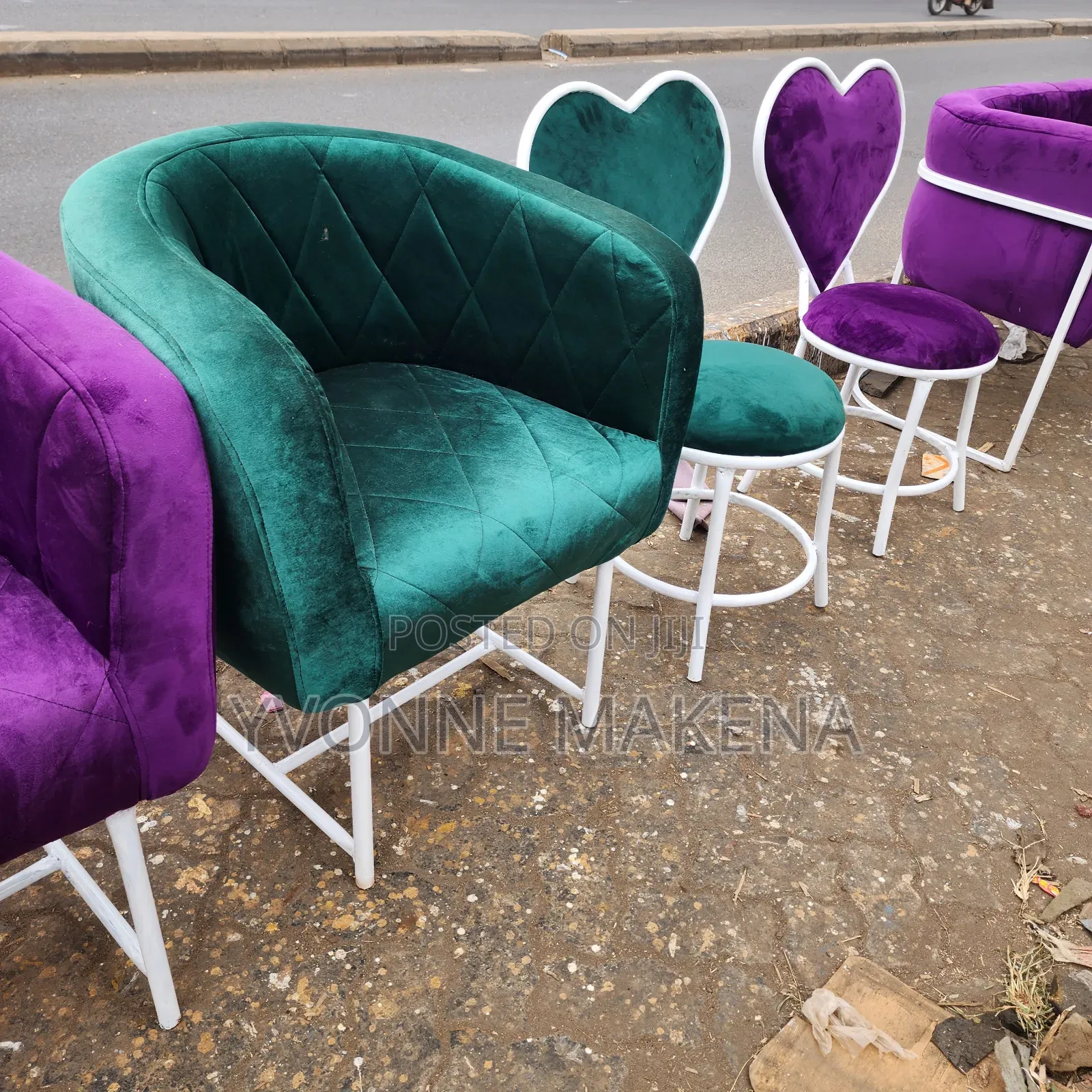 Manicure Chairs and Love Chair