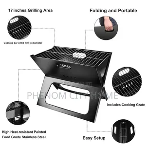 X Type Portable Charcoal Grill
