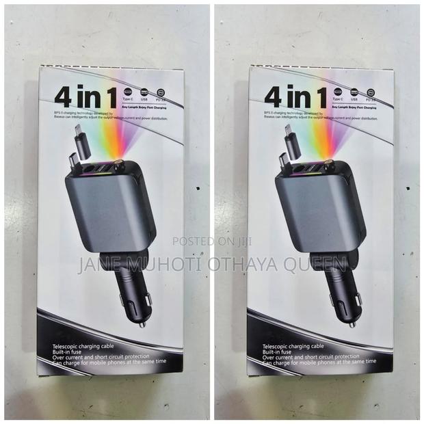 E1 4 in 1 Super Fast Phone Charger + RGB Light