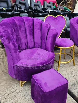 Pedicure Chair Purple Color