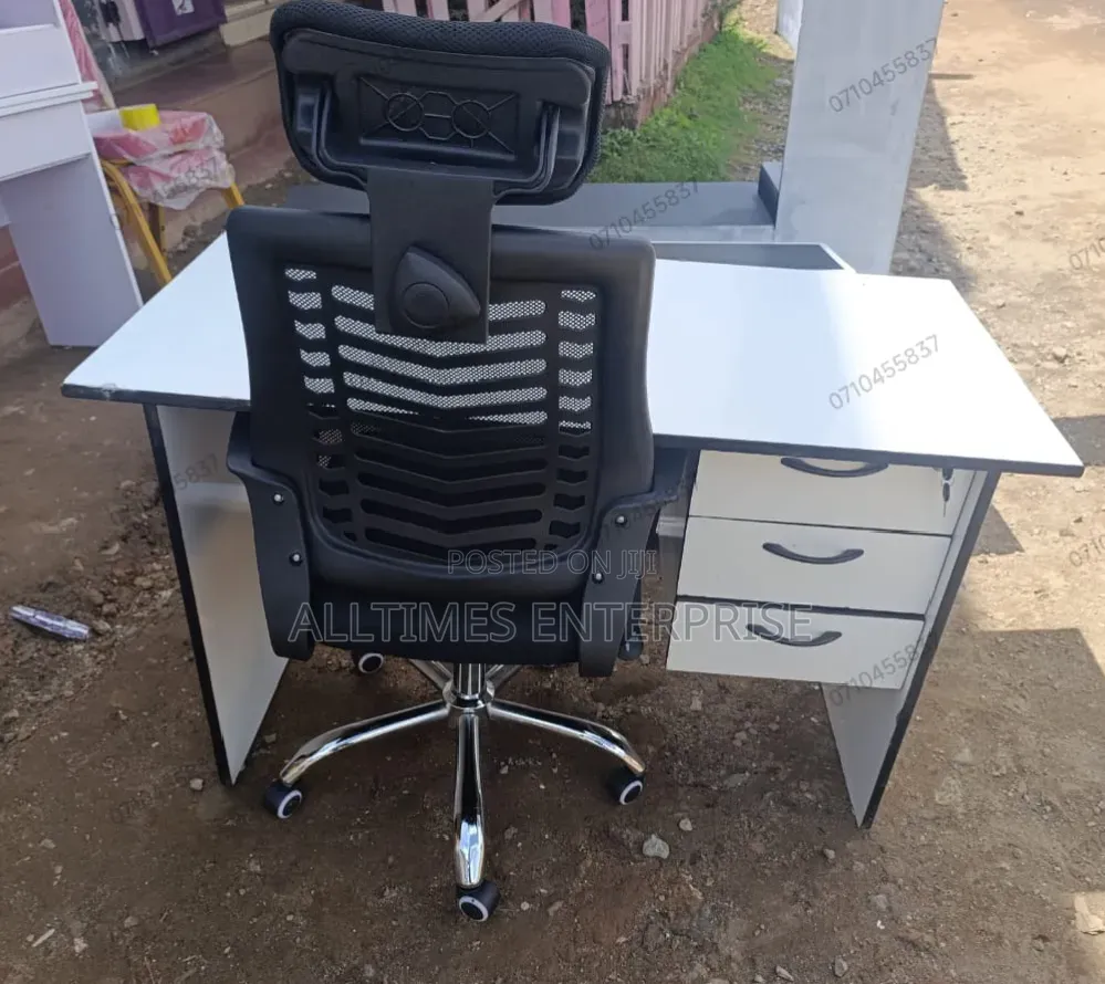 Executive Office Desk And Office Chair
