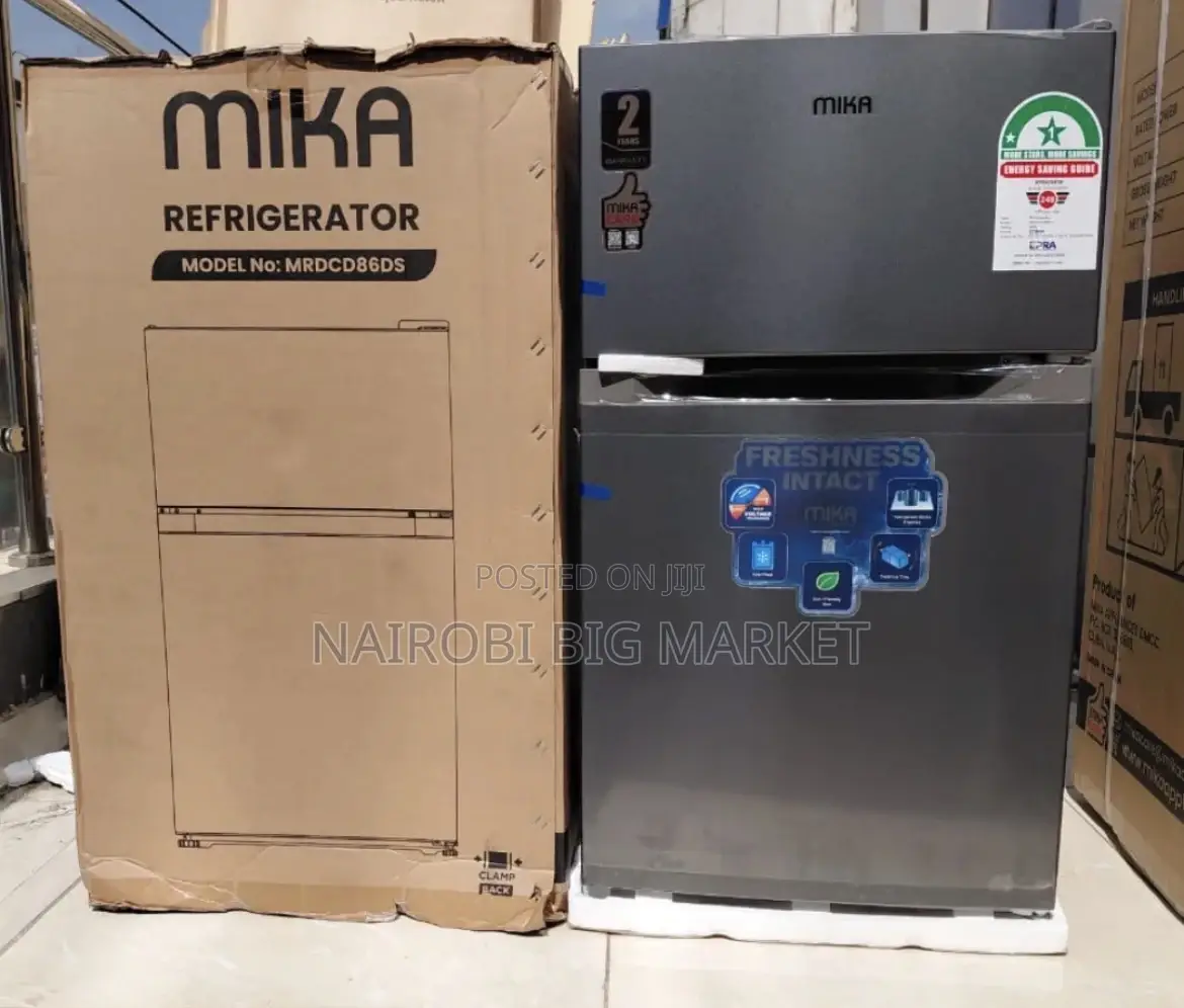 Mika 86 Litres Double Door Refrigerator