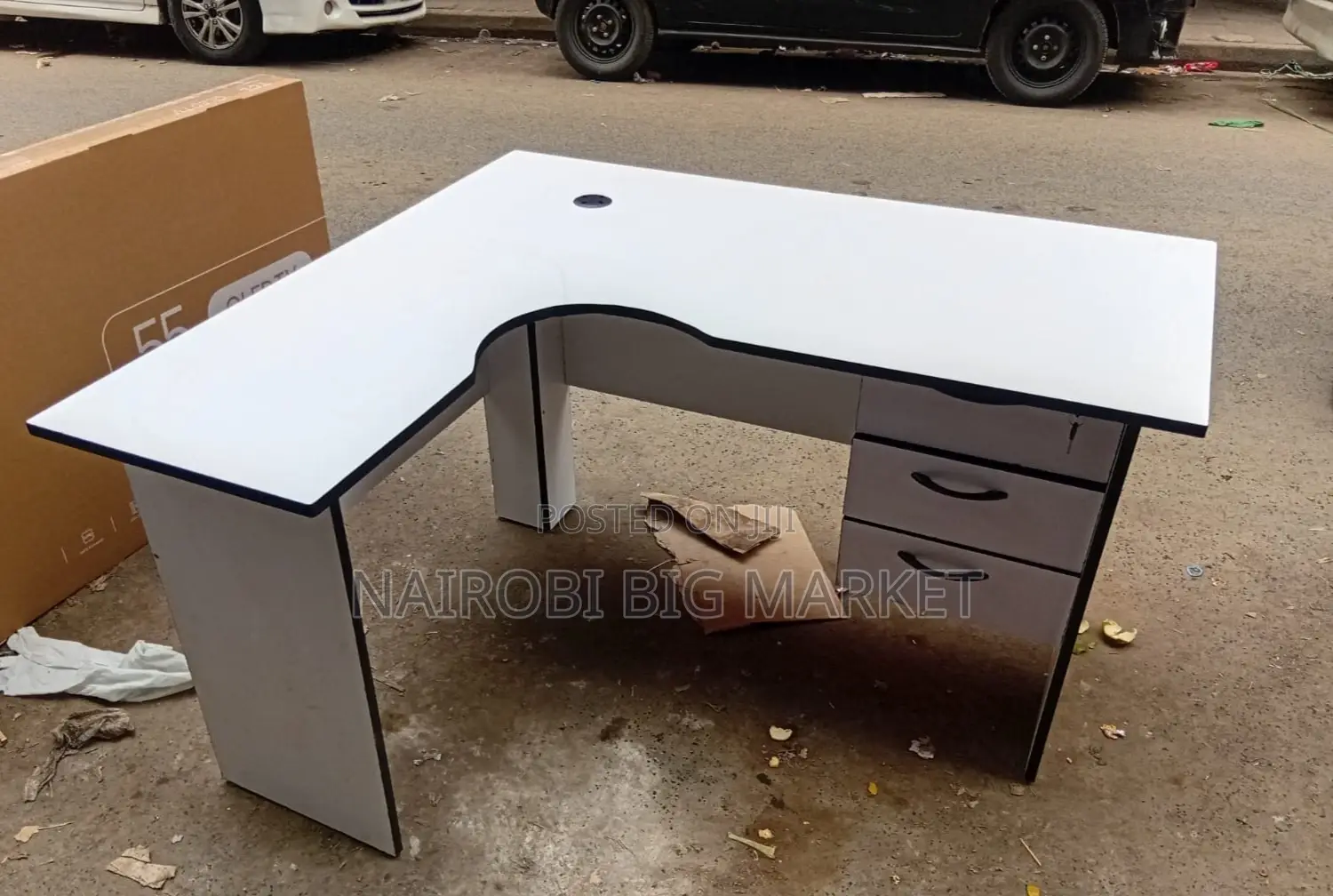1.2m L Shaped Office Study Table/Desk
