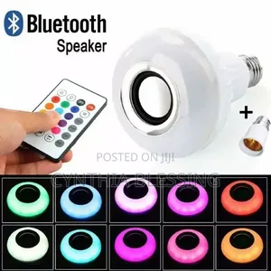Double Bass Wireless Bluetooth Speaker Bulb With Music