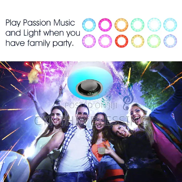 Double Bass Wireless Bluetooth Speaker Bulb With Music