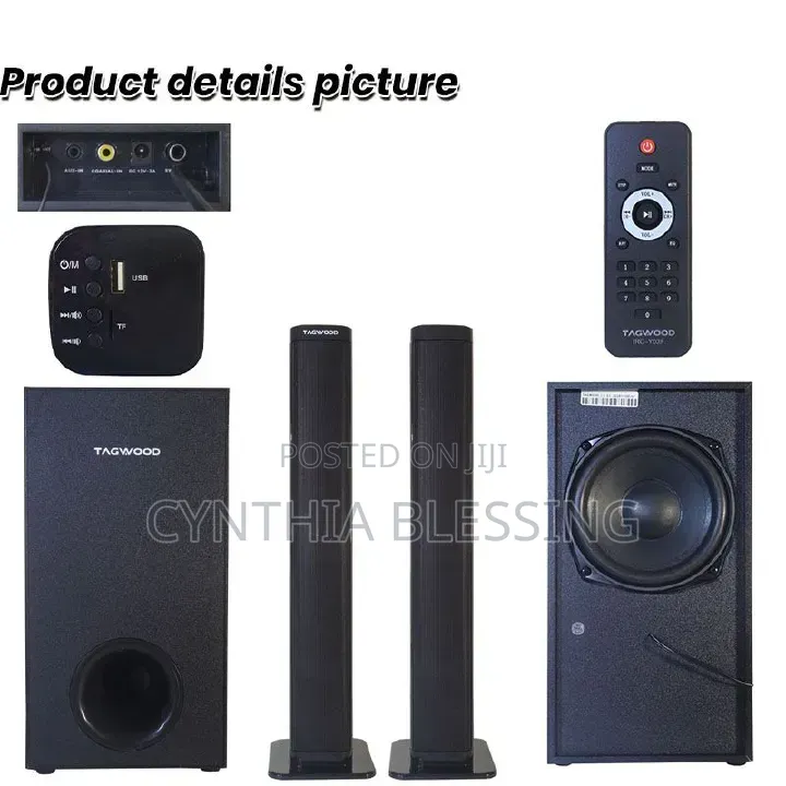 Tagwood 7500w 2.1ch Multimedia Bluetooth Speaker System