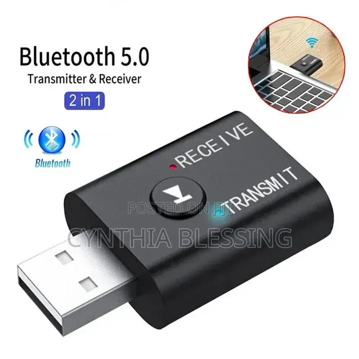 2 in 1 Usb Wireless Bluetooth Adapter 5.0