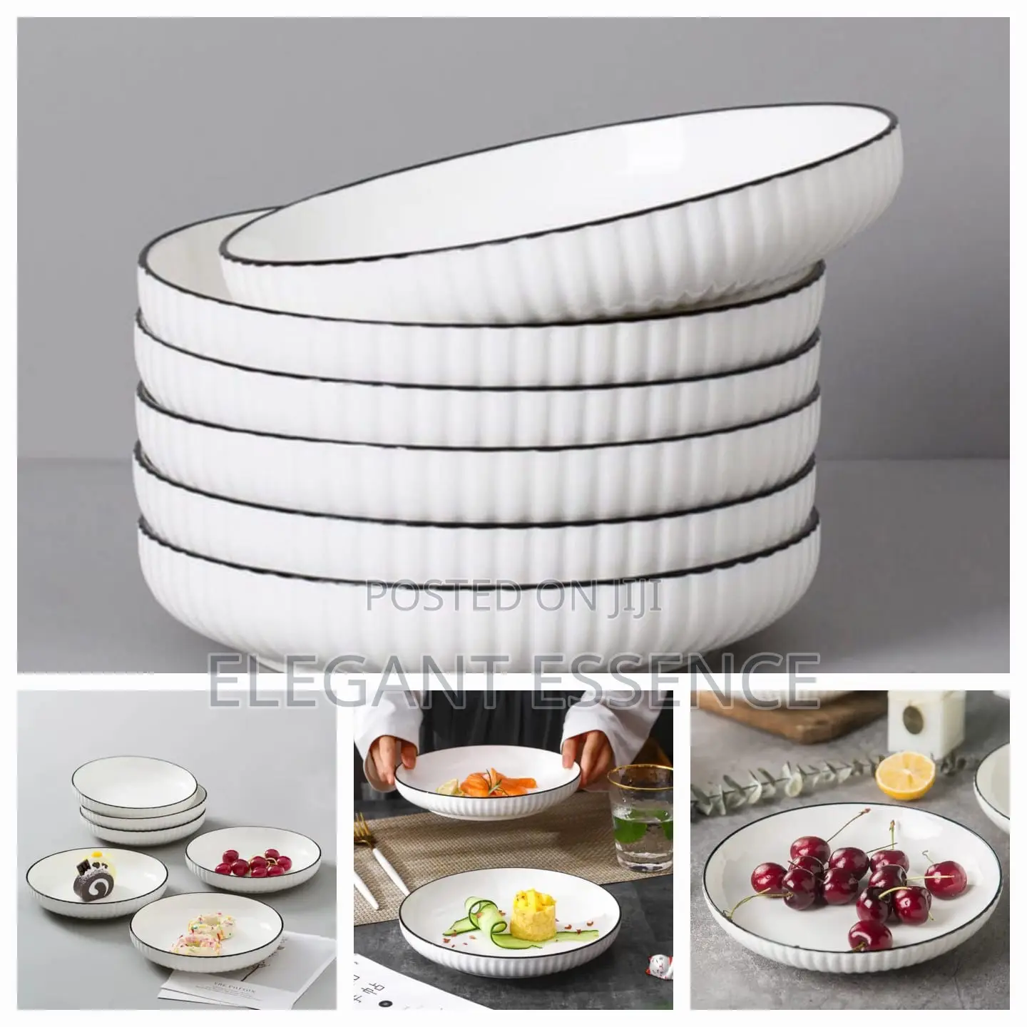 6pcs 8” Japanese Side Plates
