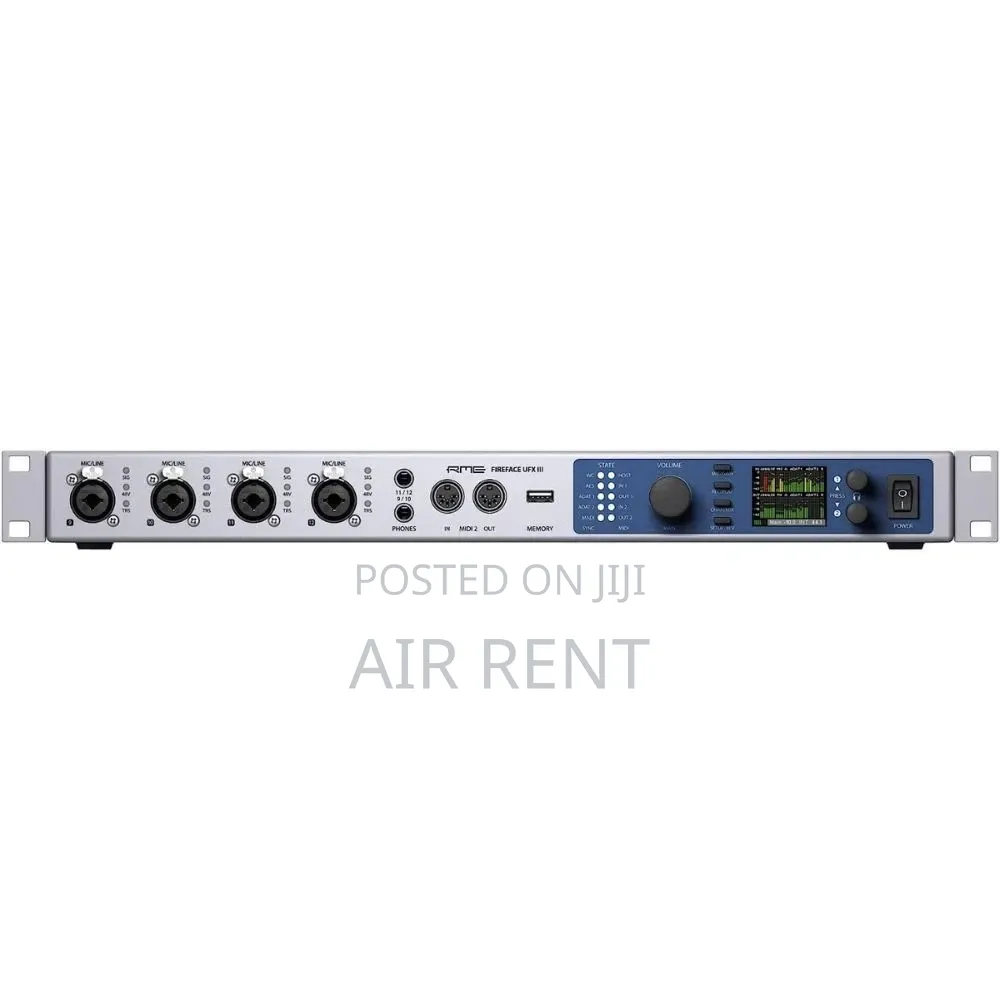 Rme Fireface Ufx Iii 188-Channel Audio Interface With Usb 3.0