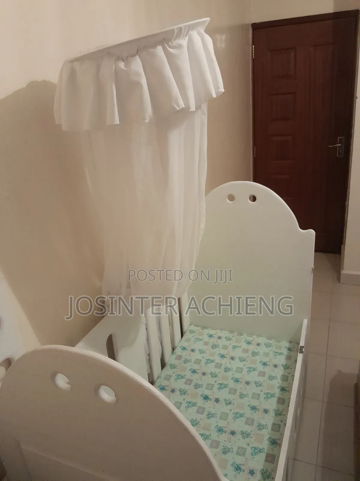 Baby Cot Set For Sale – Includes Mattress Mosquito Net